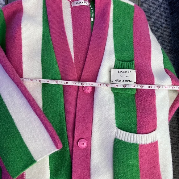 Colorful Striped Cardigan - Picture 8 of 10